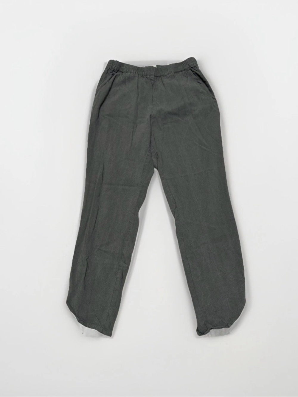 Marine Layer Womens Size S Allison Tencel Pant Asymmetrical Hem Green